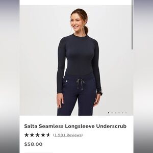 Figs Underscrub Navy